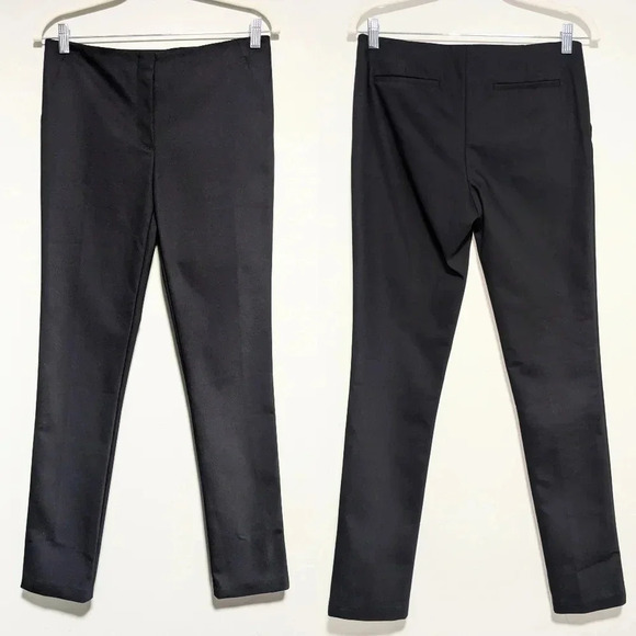 The Row Straight Leg Trouser in Dark Navy - Picture 1 of 11